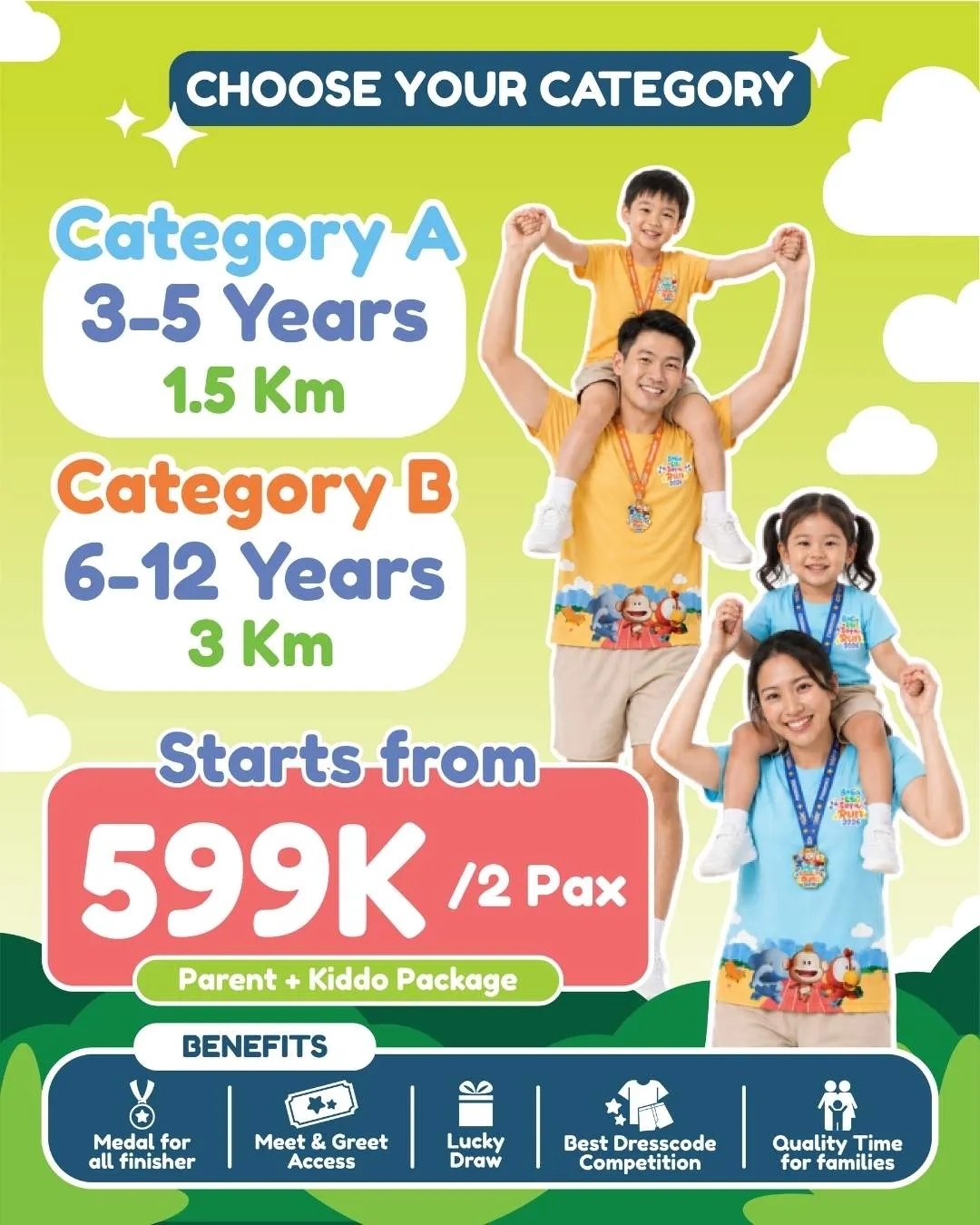 Poster event Baba Lili Tata Run 2026 di Jakarta Utara pada Minggu, 16 Agu 2026