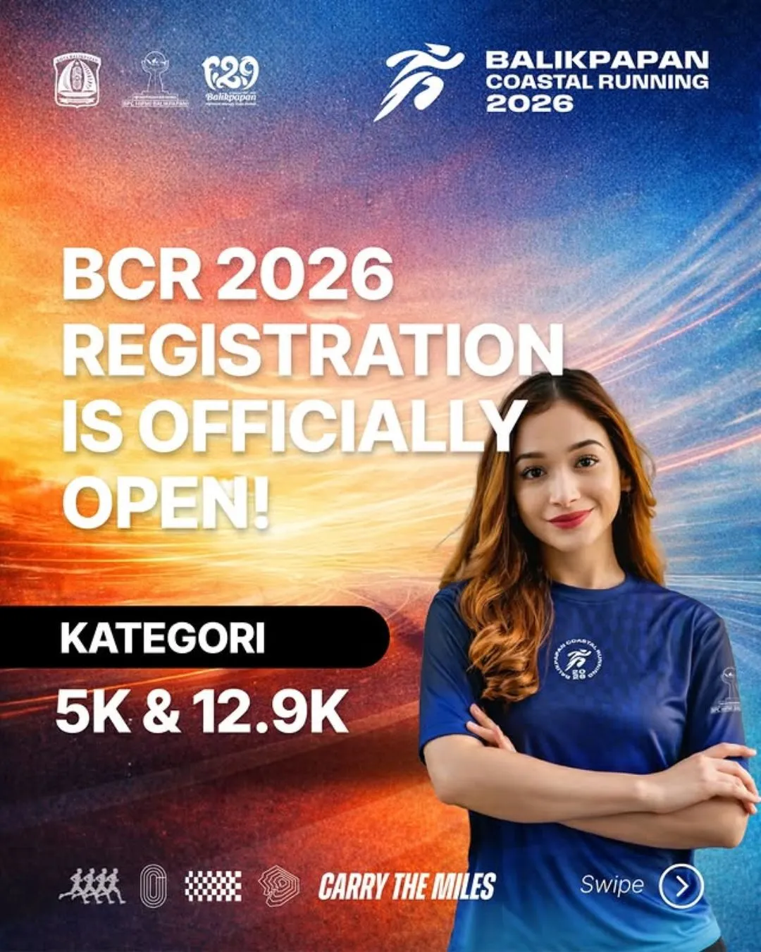 Poster event Balikpapan Coastal Running 2026 di Balikpapan pada Minggu, 3 Mei 2026