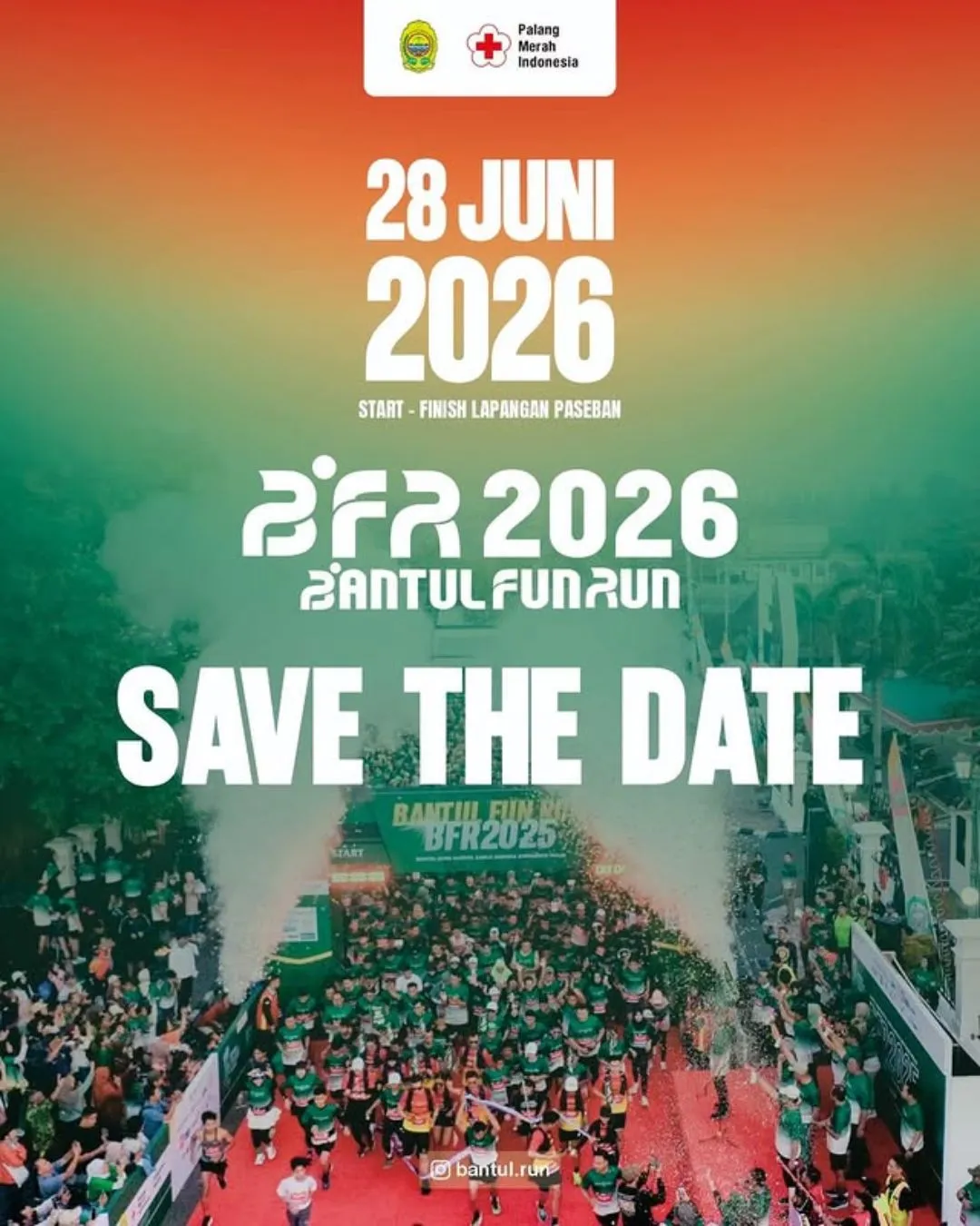 Poster event Bantul Fun Run 2026 di Bantul pada Minggu, 28 Jun 2026