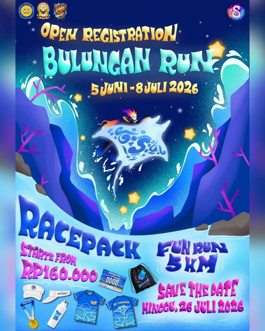 Poster event Bulungan Run 2026 di Jakarta Selatan pada Minggu, 26 Jul 2026
