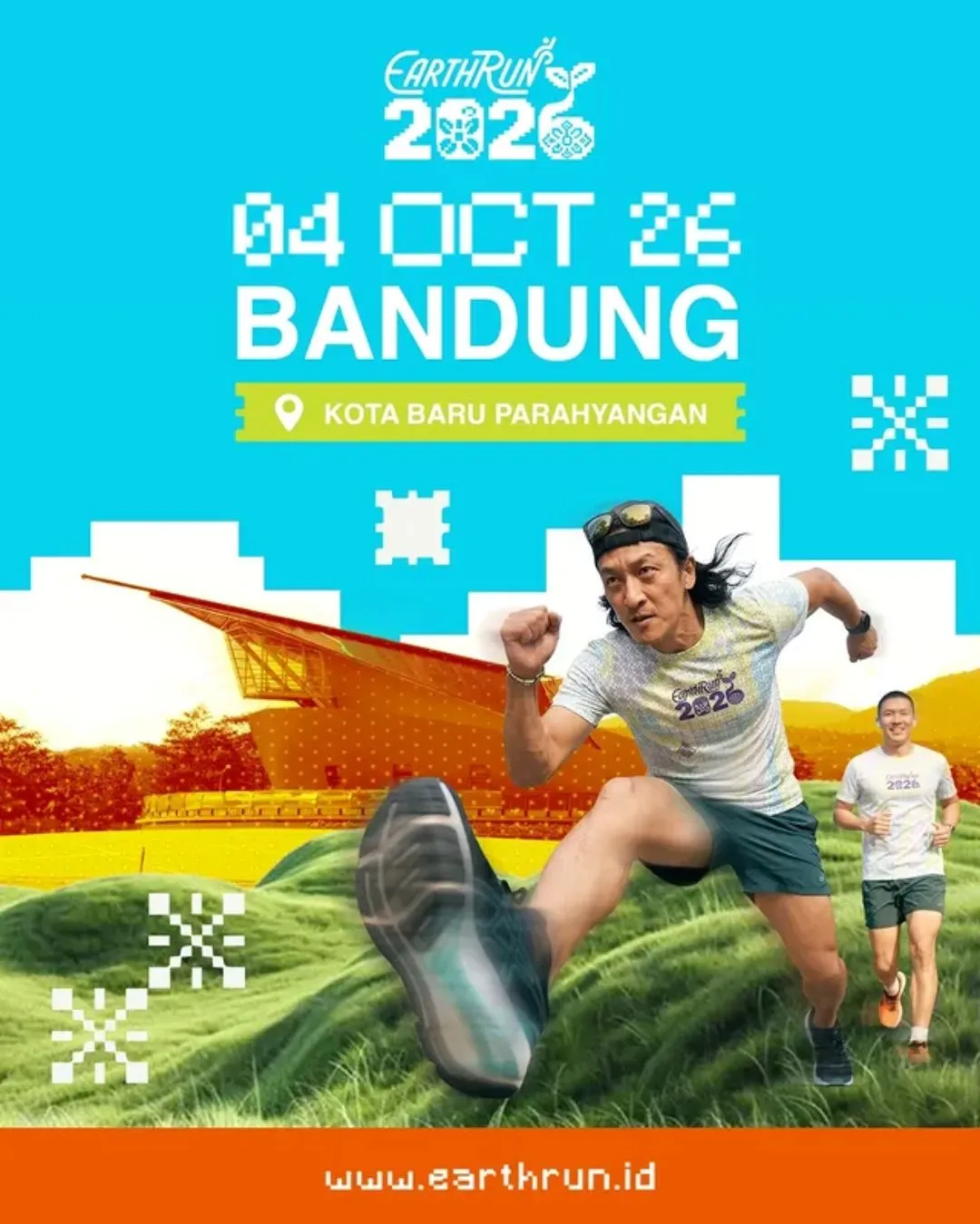 Poster event Earth Run 2026 di Bandung Barat pada Minggu, 4 Okt 2026