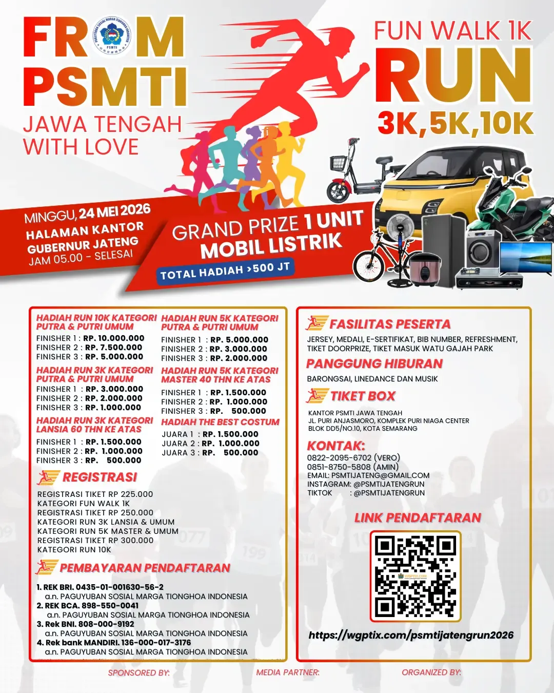 Poster event From PSMTI Jawa Tengah With Love 2026 di Semarang pada Minggu, 24 Mei 2026