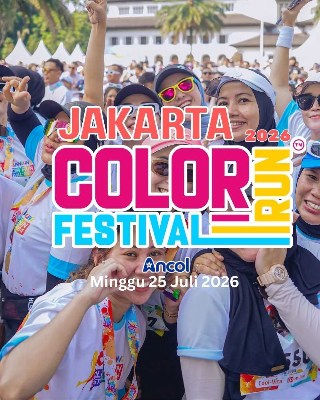 Poster event Jakarta Color Run Festival 2026 di Jakarta Utara pada Minggu, 26 Jul 2026