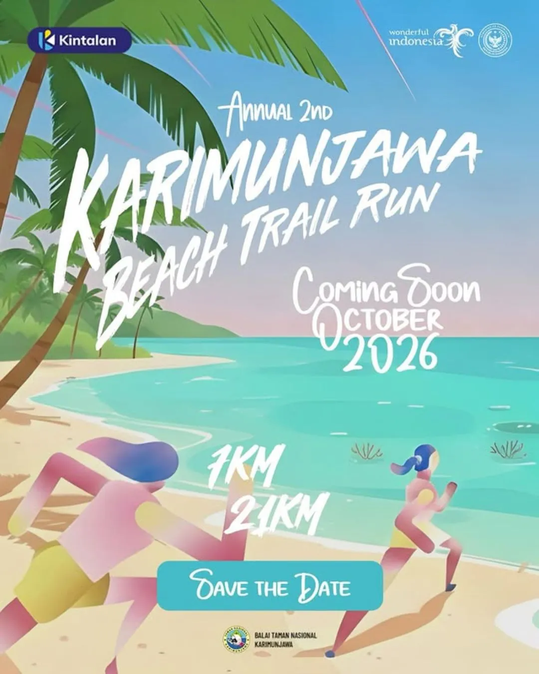 Poster event Karimunjawa Beach Trail Run 2026 di Jepara pada Minggu, 4 Okt 2026