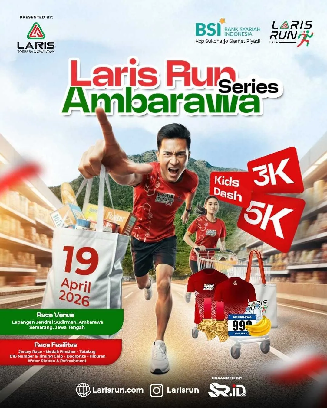Poster event Laris Run 2026 Ambarawa Series di Ambarawa pada Minggu, 19 Apr 2026