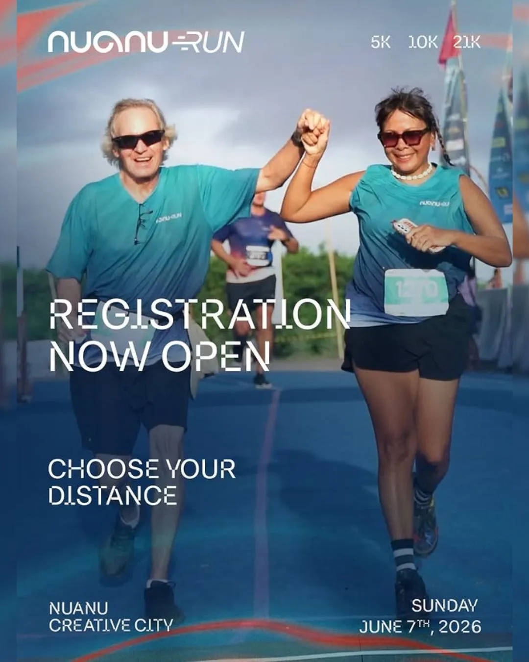 Poster event Nuanu Run 2026 di Tabanan pada Minggu, 7 Jun 2026