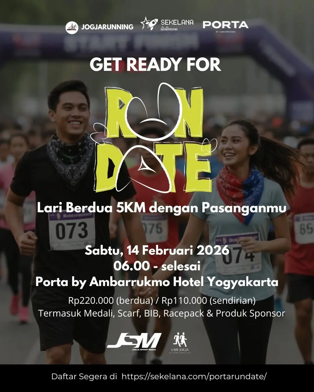 Poster event Run Date di Sleman pada Sabtu, 14 Feb 2026