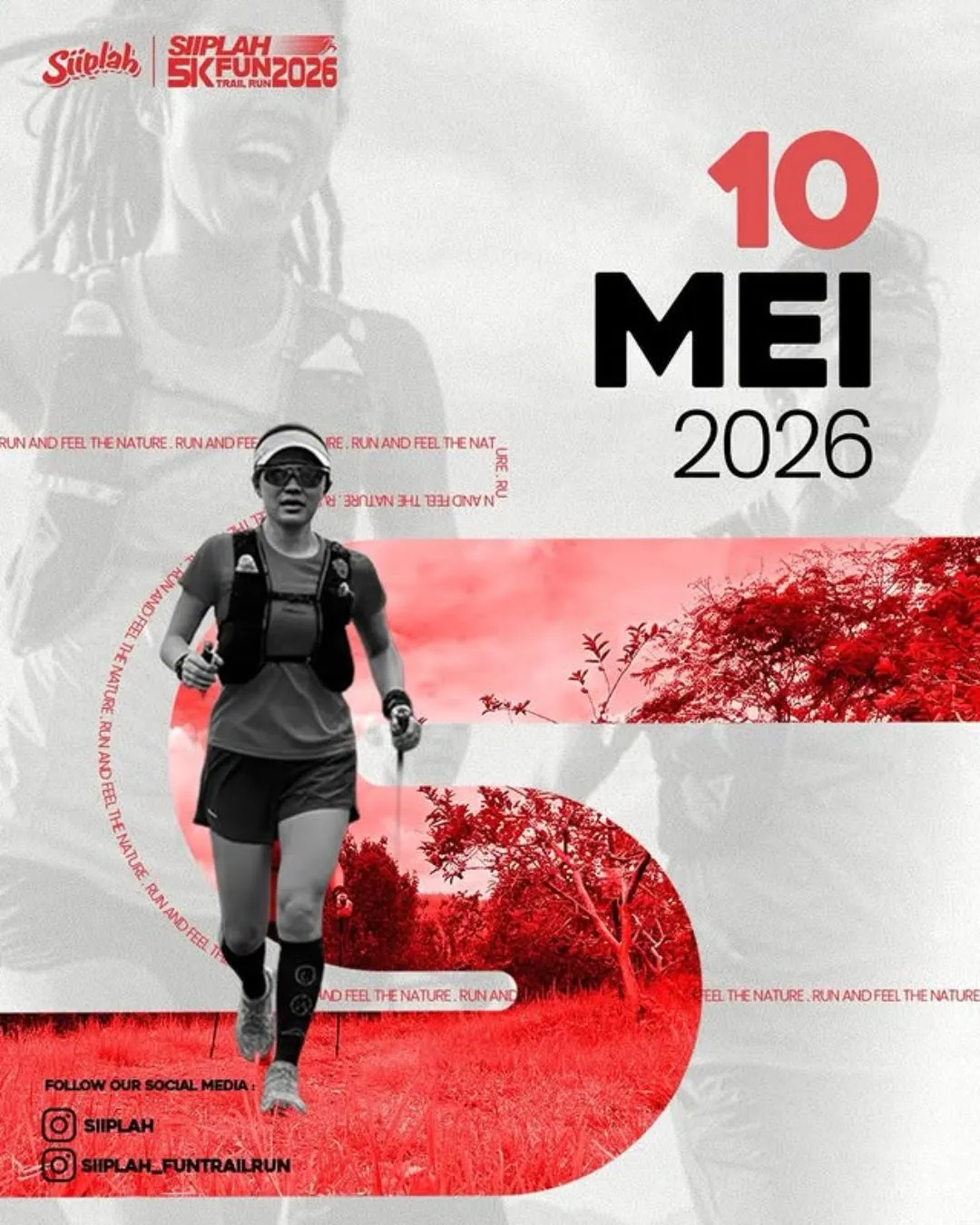 Poster event Siiplah Fun Trail Run 2026 di Batu pada Minggu, 10 Mei 2026