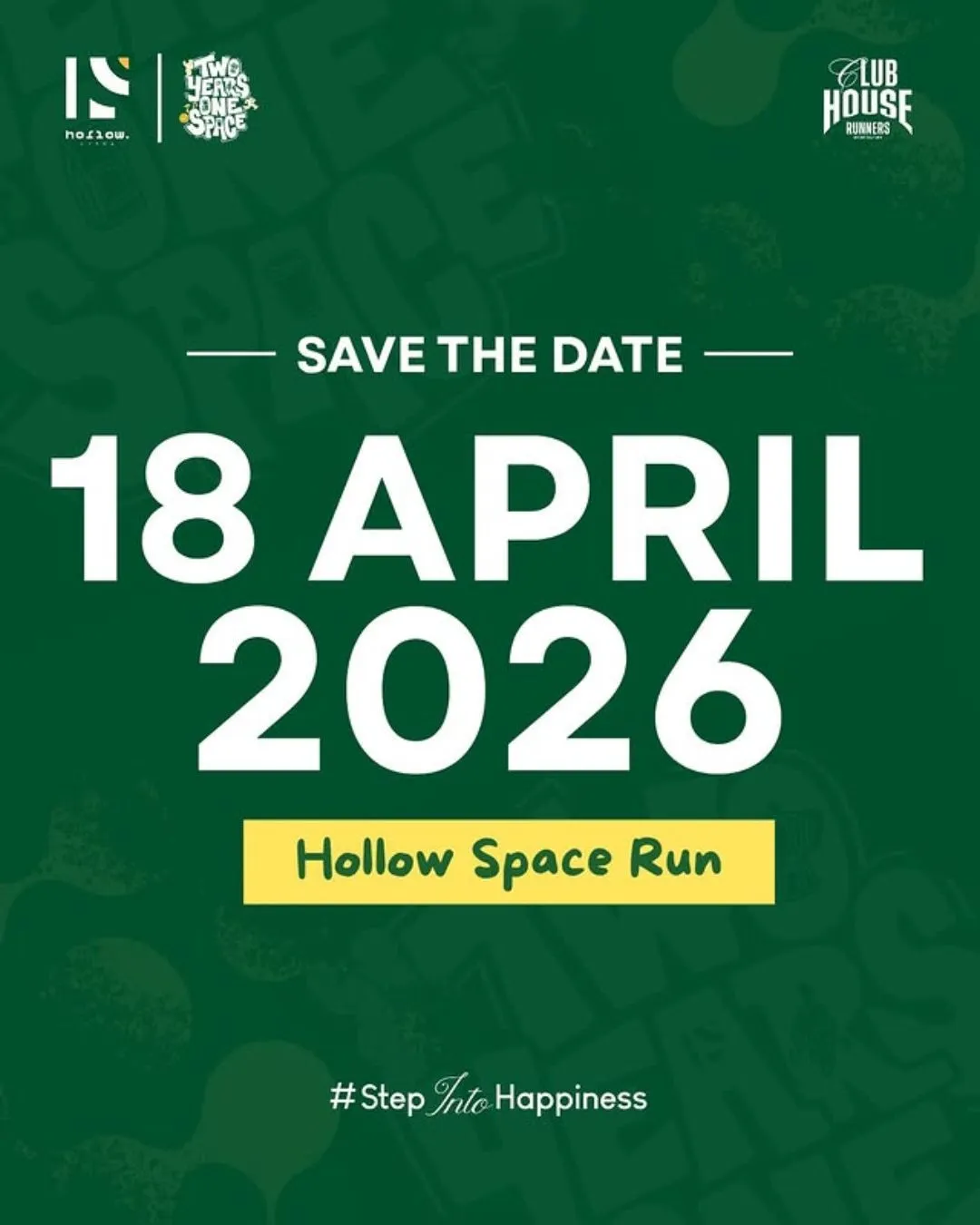 Poster event SPACE RUN 2026 di Ciamis pada Sabtu, 18 Apr 2026