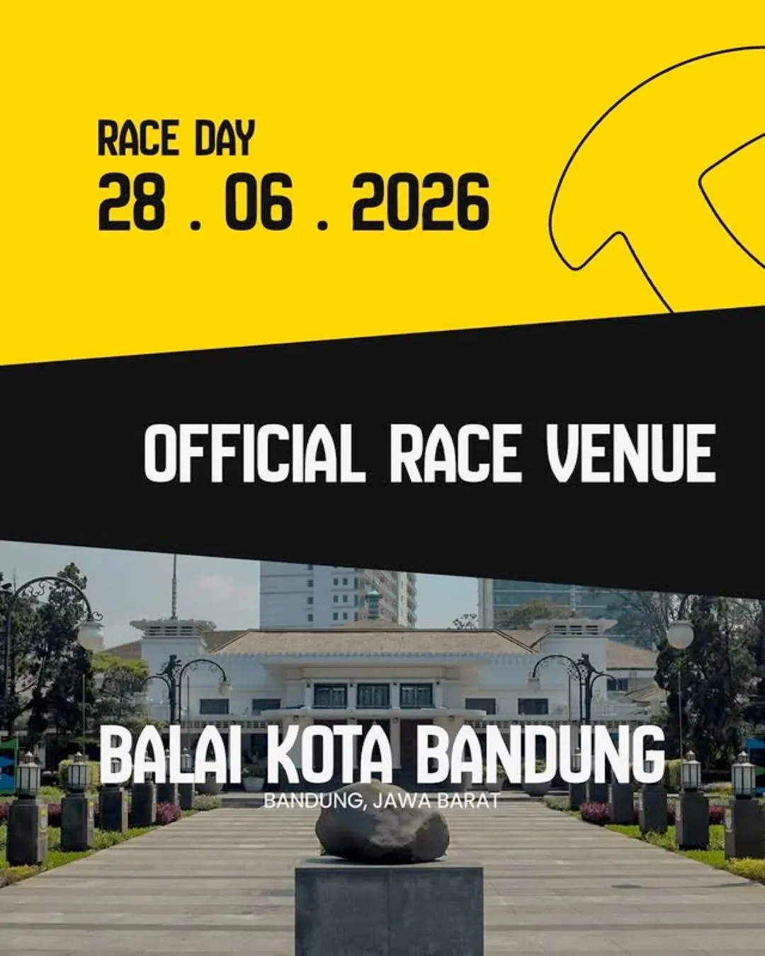 Poster event Tiento Run 2026 di Bandung pada Minggu, 28 Jun 2026