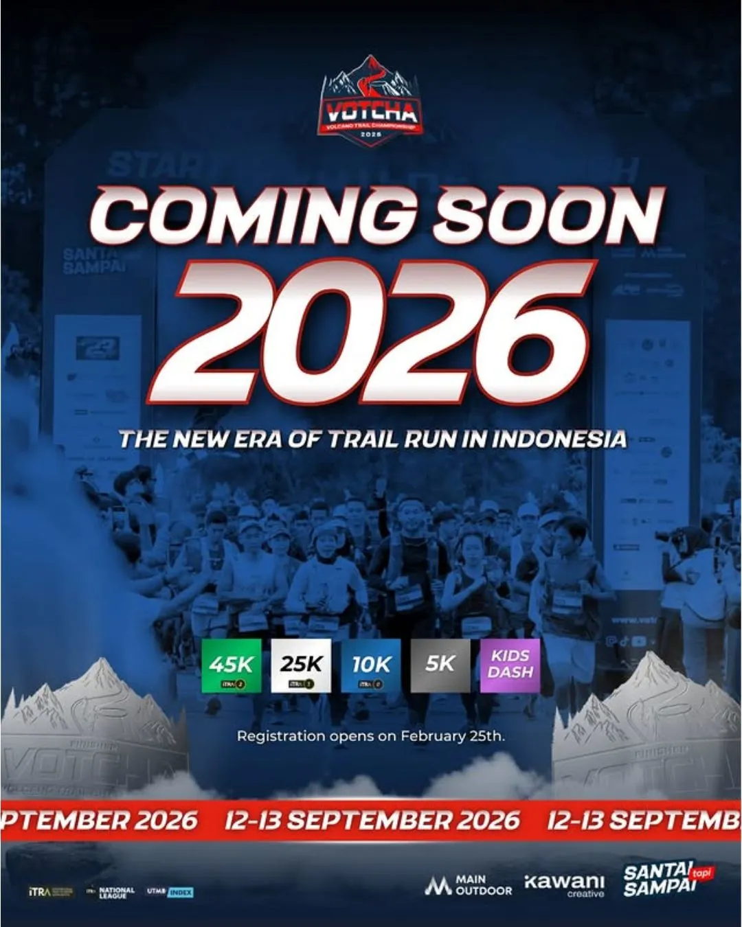Poster event VOTCHA 2026 di Subang pada Minggu, 13 Sep 2026